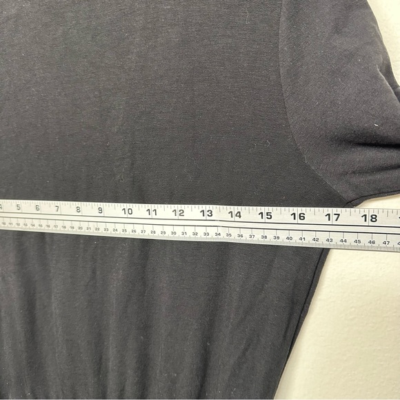 Lou & Grey Jumpsuit Womens XXS Signature soft Knit Crossover Long Sleeve Black - Picture 12 of 12